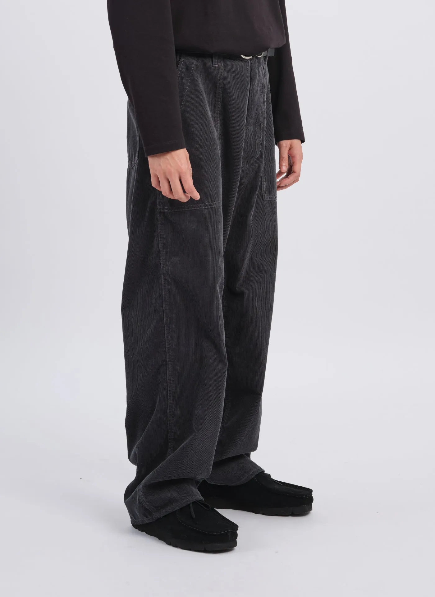 14W Corduroy Wide Tapered Baker Pants