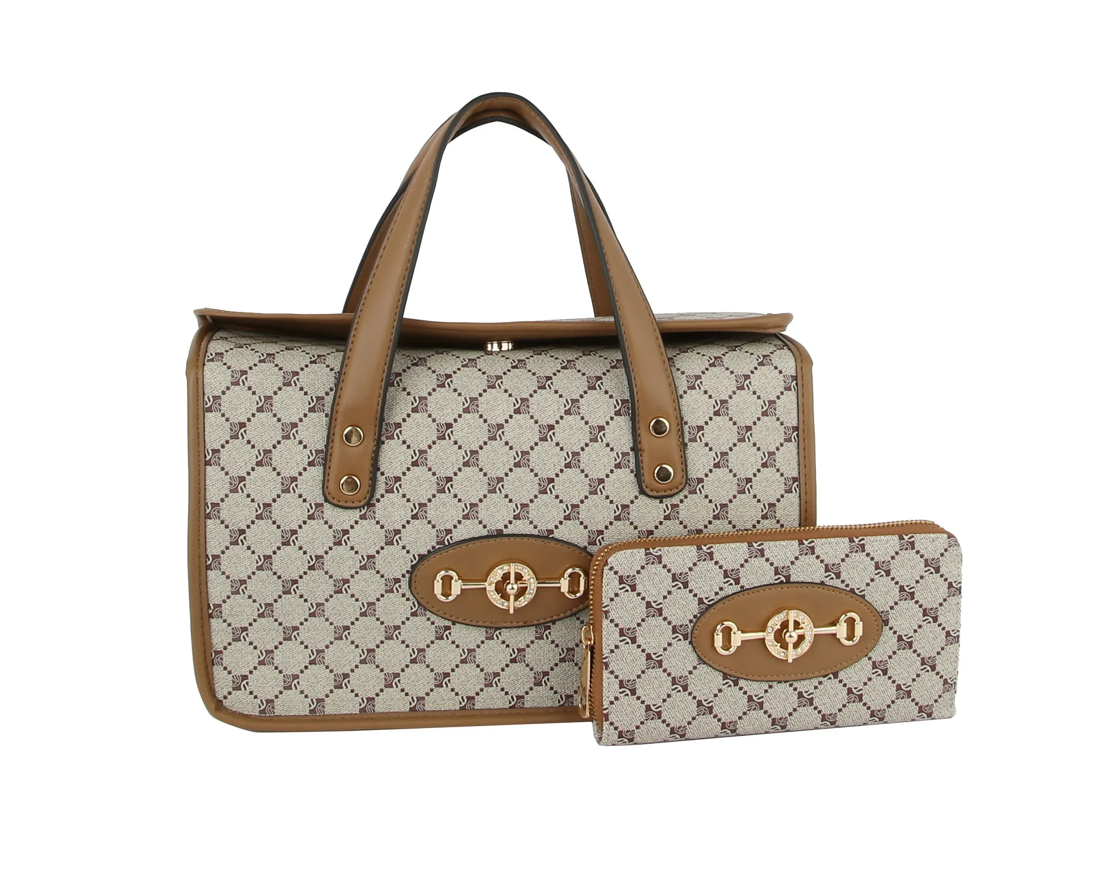 2 IN 1 SIGNATURE FASHION SATCHEL