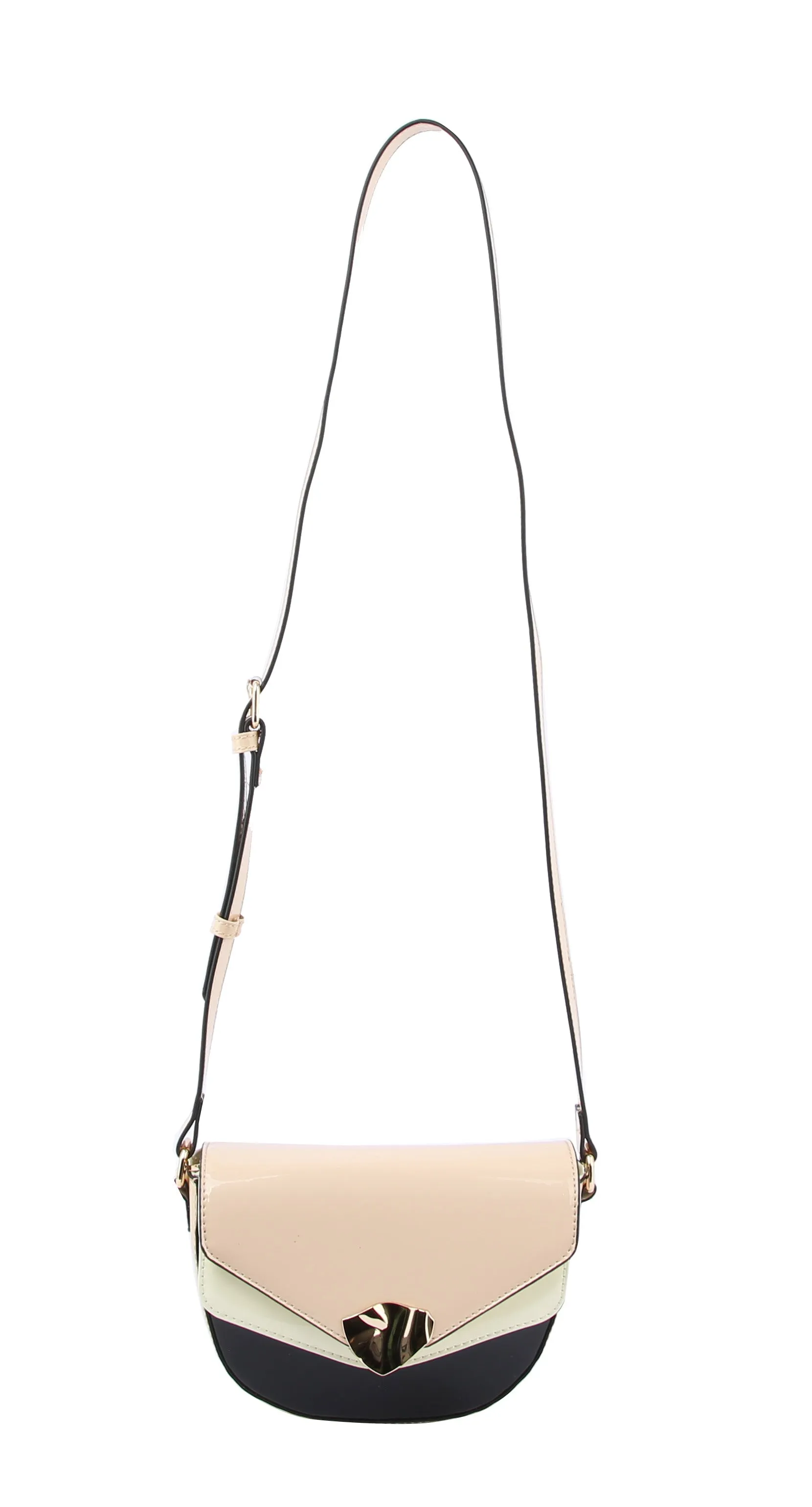 3 Tone Small Cute Crossbody Shoulder Bag Purse