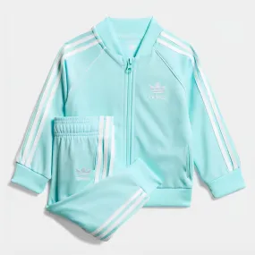 ADD Pastel Blue 3 Stripe Mock Neck Fleece TrackSuit 12055