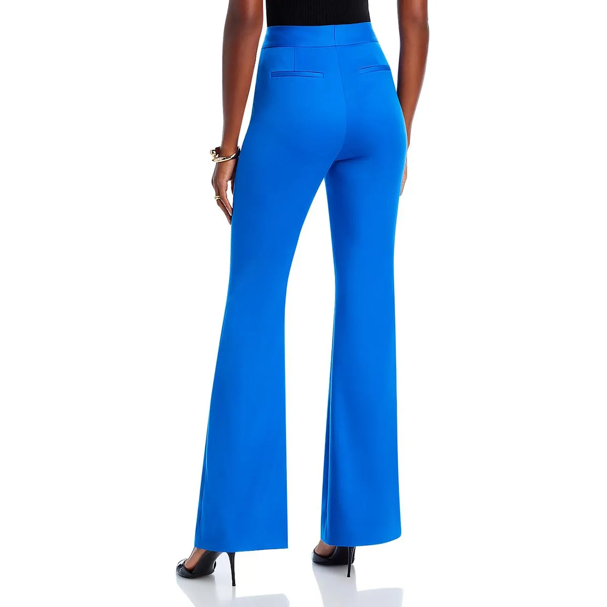 Alice and Olivia Womens Deanna High Rise Slim Dress Pants