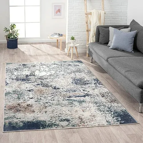 Antalya 82057DGB Dark Grey/Beige Rug