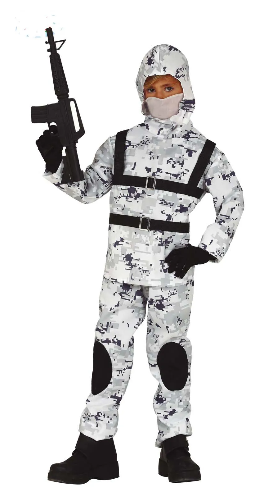 Arctic Camo Soldier Costume Child's