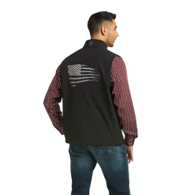 ARIAT MEN'S LOGO 2.0 PATRIOT SOFTSHELL VEST - 10037559