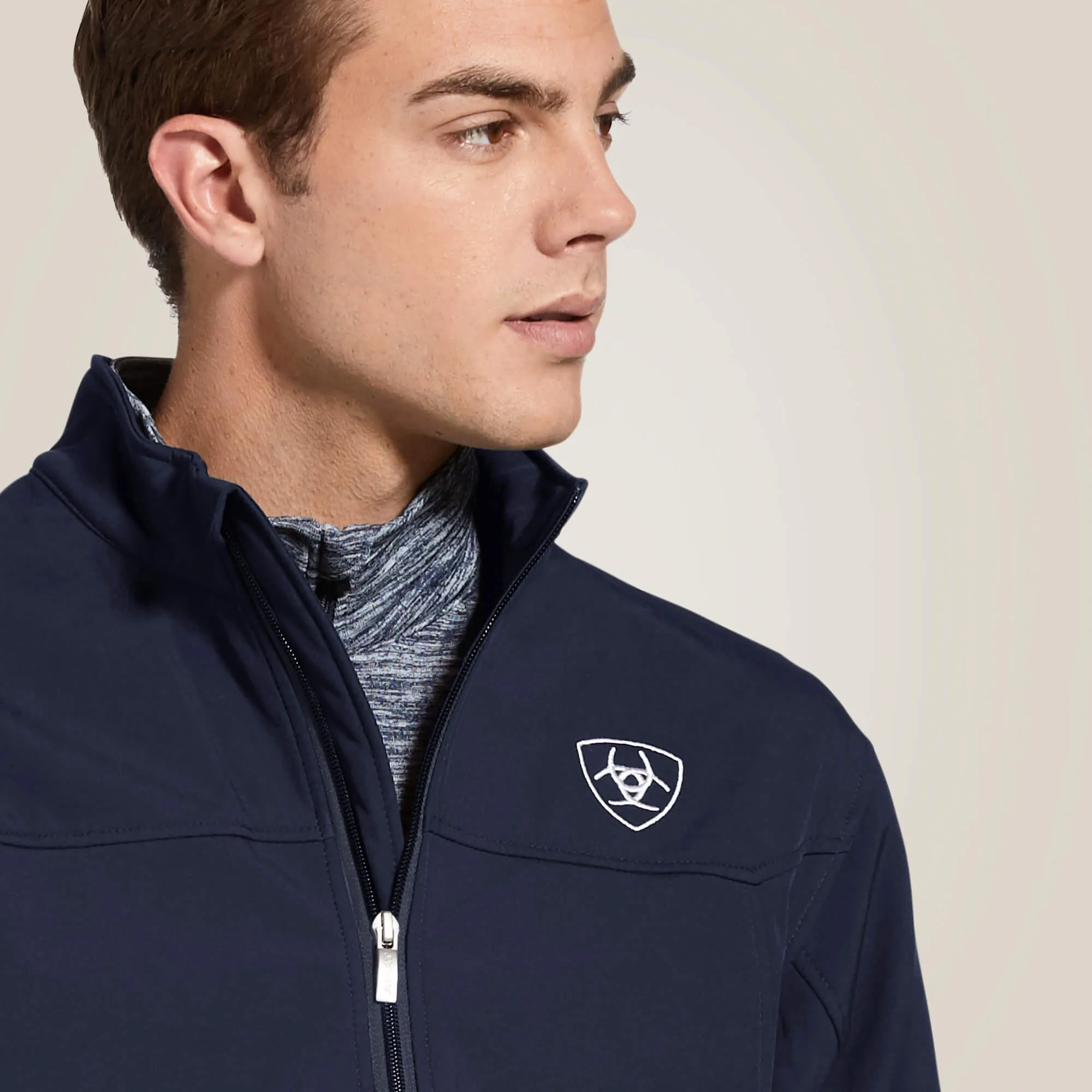 Ariat Men's Navy New Team Softshell Jacket