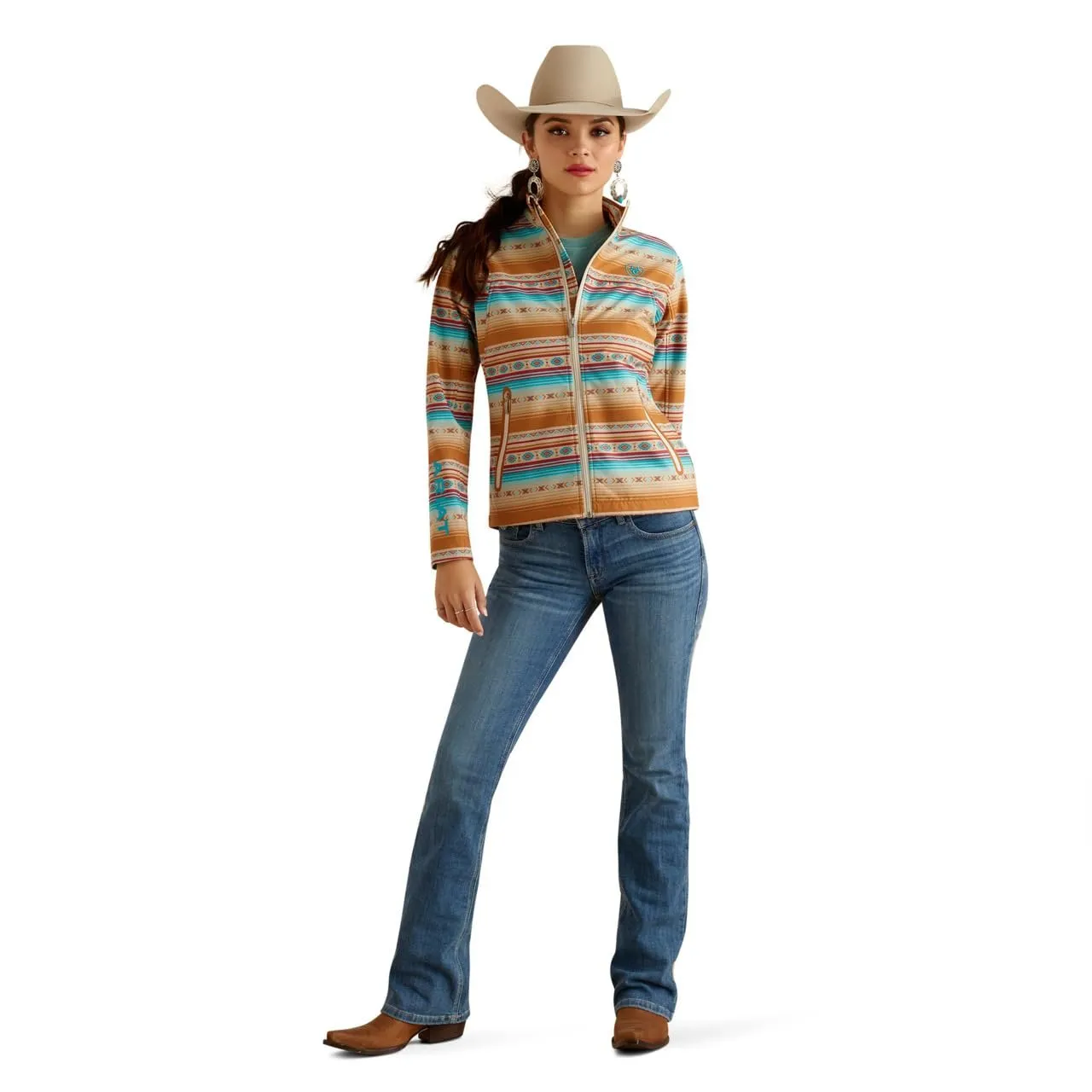 Ariat Women's New Team Softshell Print Jacket