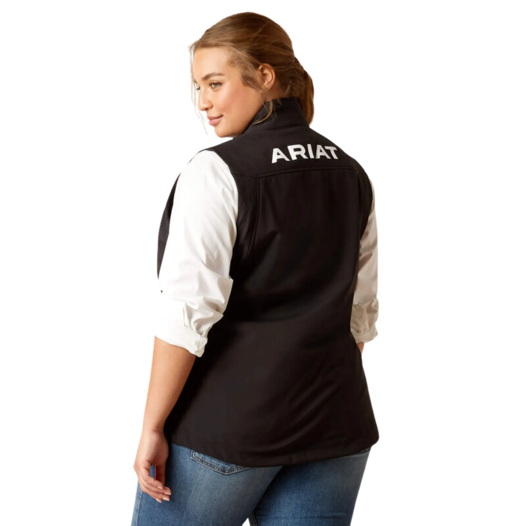 ARIAT WOMEN'S NEW TEAM SOFTSHELL VEST BLACK - 10020762