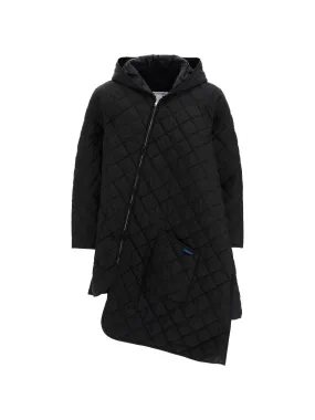 Asymmetrical Quilted Parka