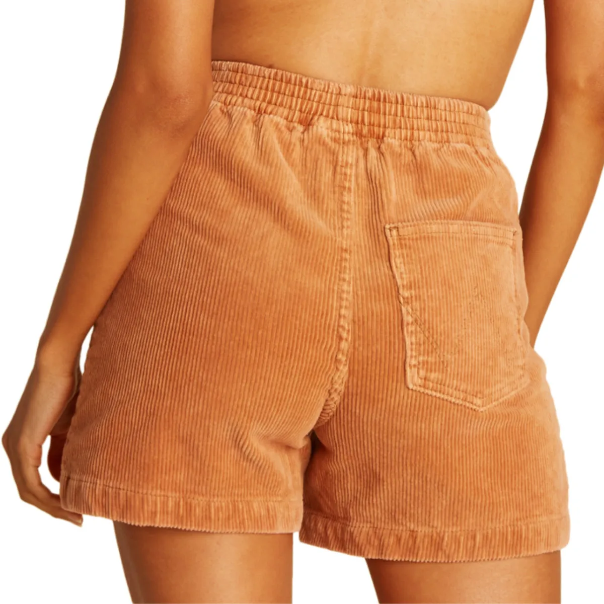 Billabong Women's Wrangler According To High Waisted Corduroy Shorts