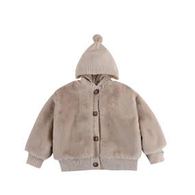 BIRIE JACKET-Soft Sand Teddy