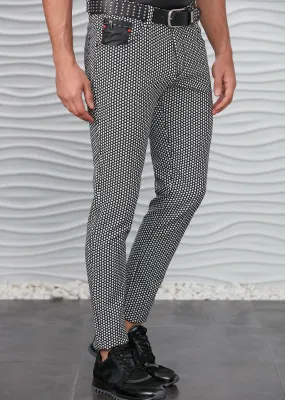 Black Polkadot Luxe Pants