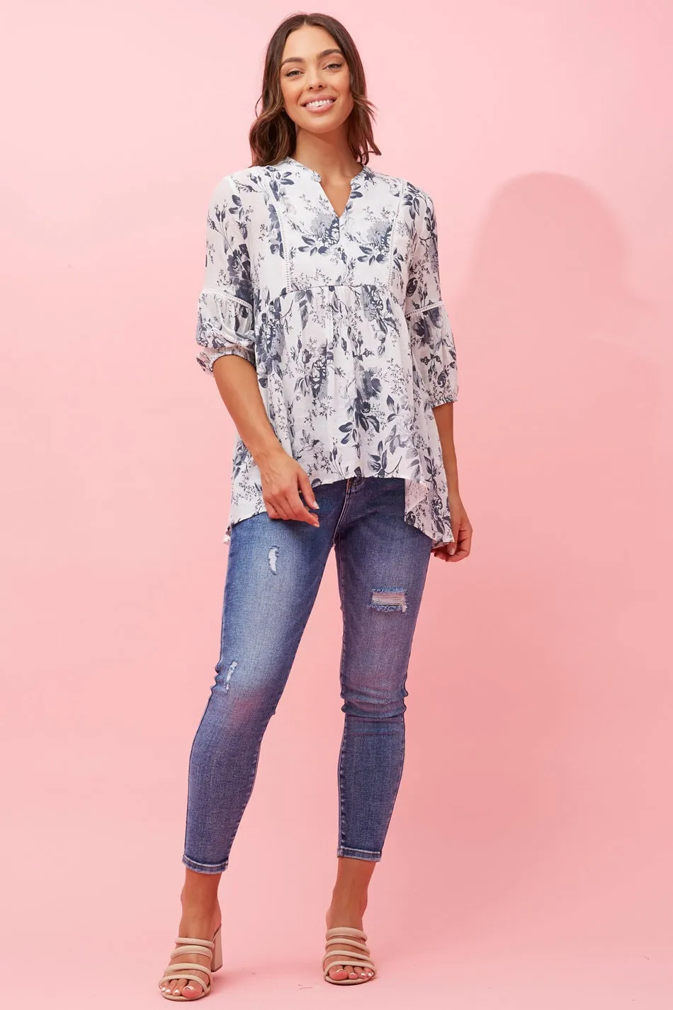 BRANDI FLORAL PRINT TOP