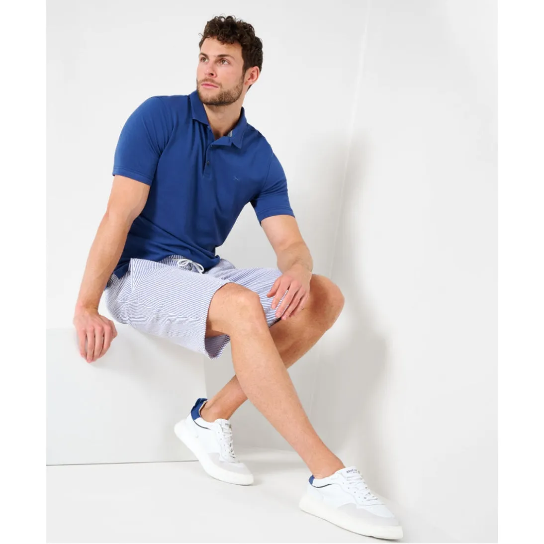 Brax Hi-FLEX: Super Stretchy Searsucker Bermuda Shorts 84-5218