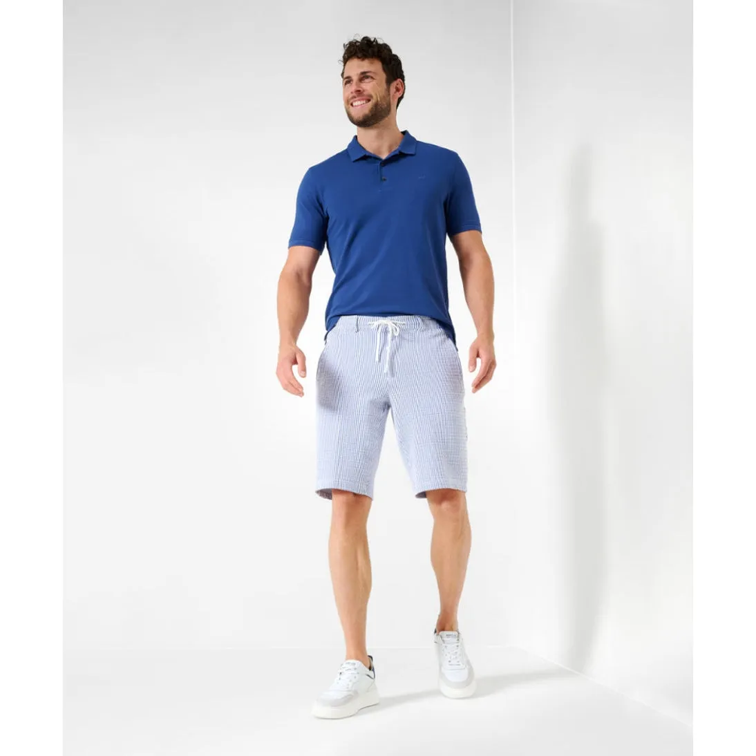 Brax Hi-FLEX: Super Stretchy Searsucker Bermuda Shorts 84-5218