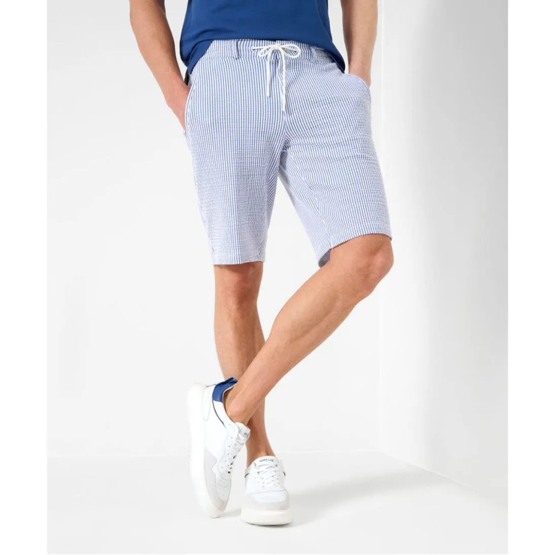 Brax Hi-FLEX: Super Stretchy Searsucker Bermuda Shorts 84-5218