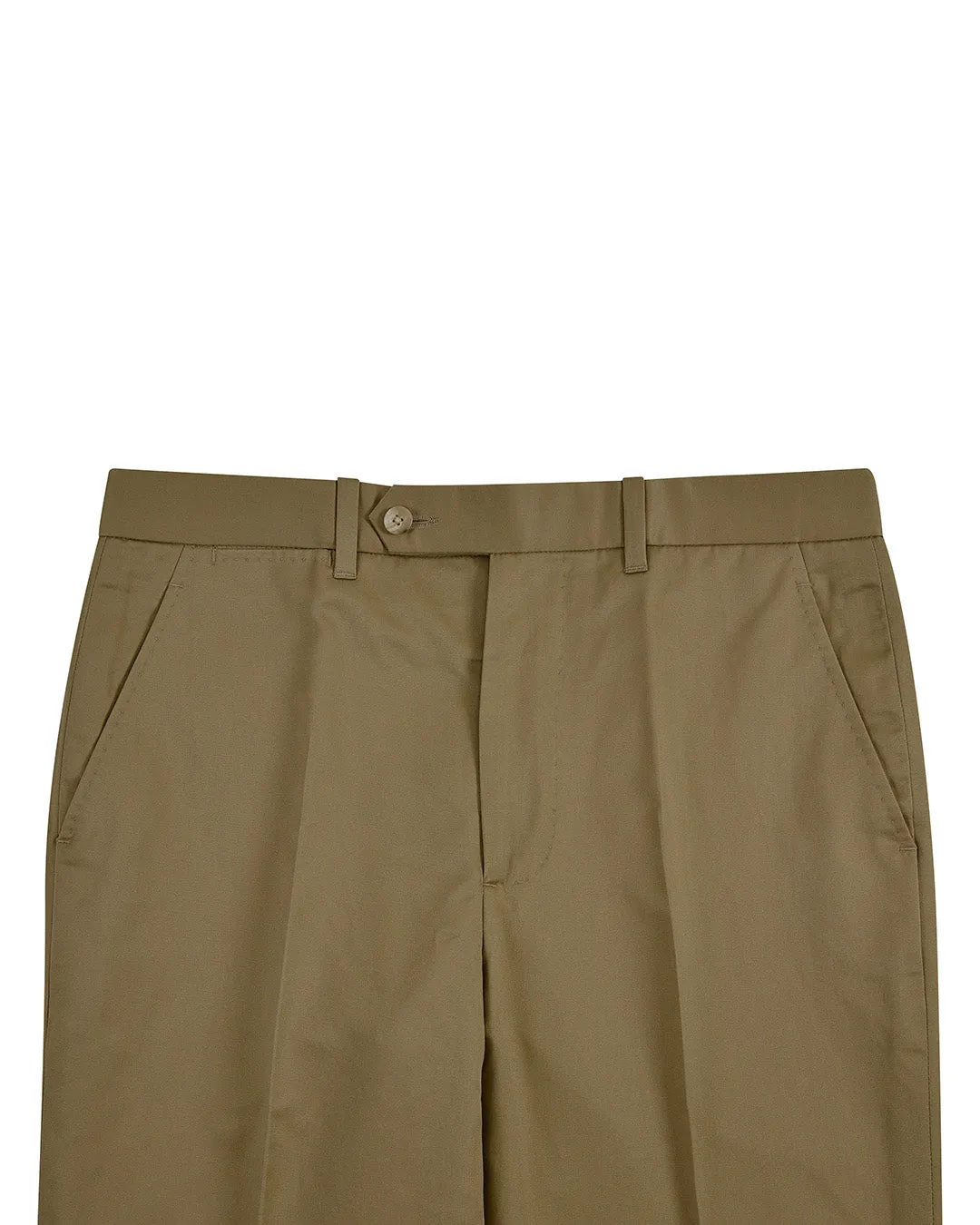 British Khaki Cotton Dress Pant