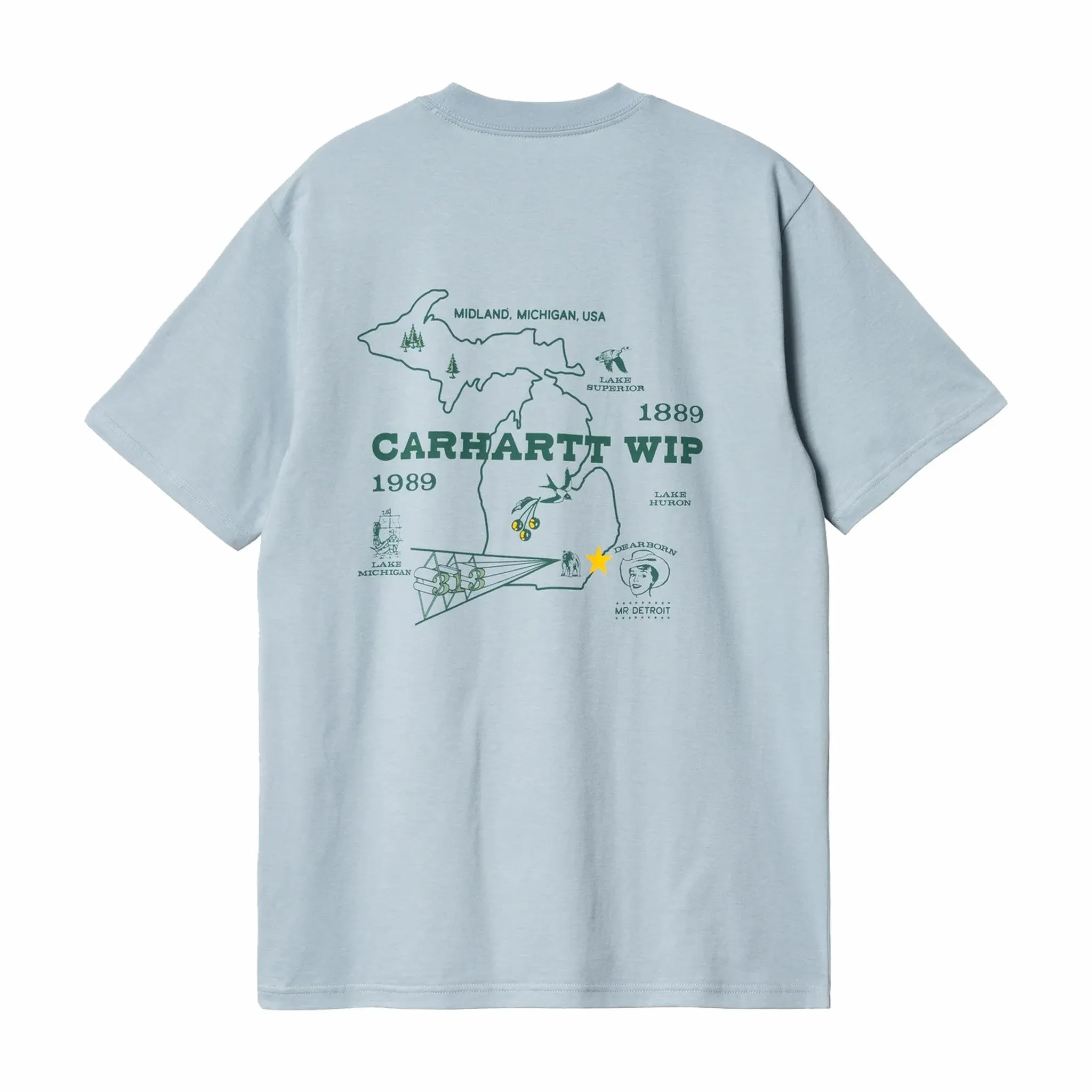 Carhartt WIP Home State T-Shirt (Dusty Ice)