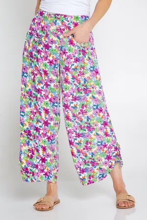 Cheyenne Pants - Purple/Mint Floral