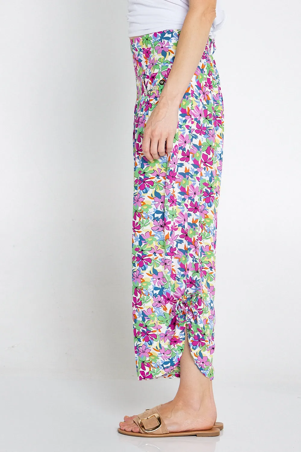 Cheyenne Pants - Purple/Mint Floral