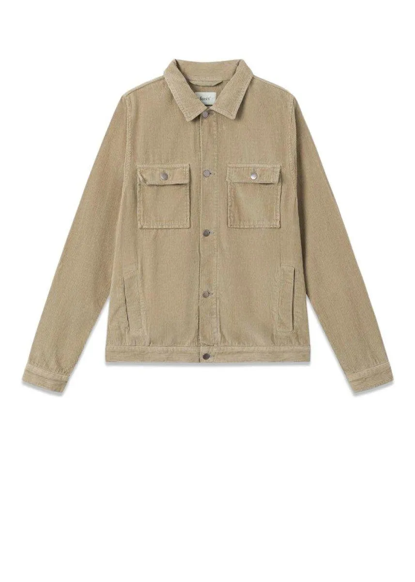 CLUSTER CORDUROY JACKET - Khaki