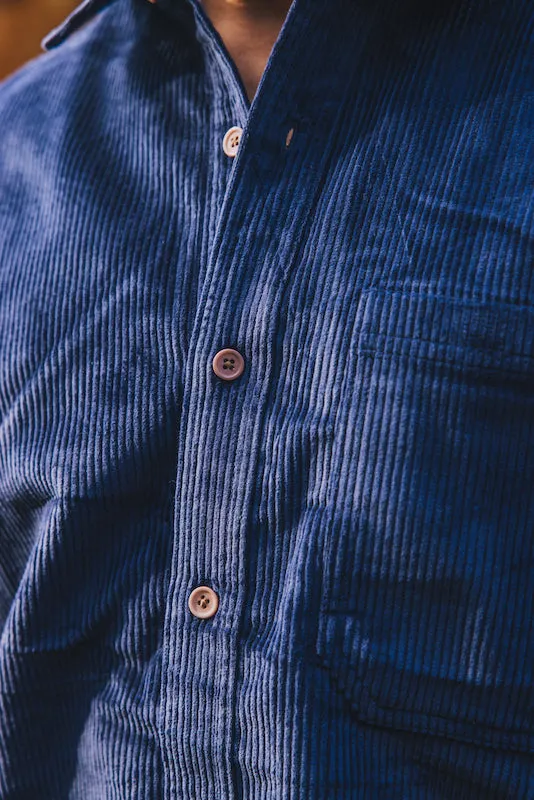 Cord Shirt - Midnight Blue