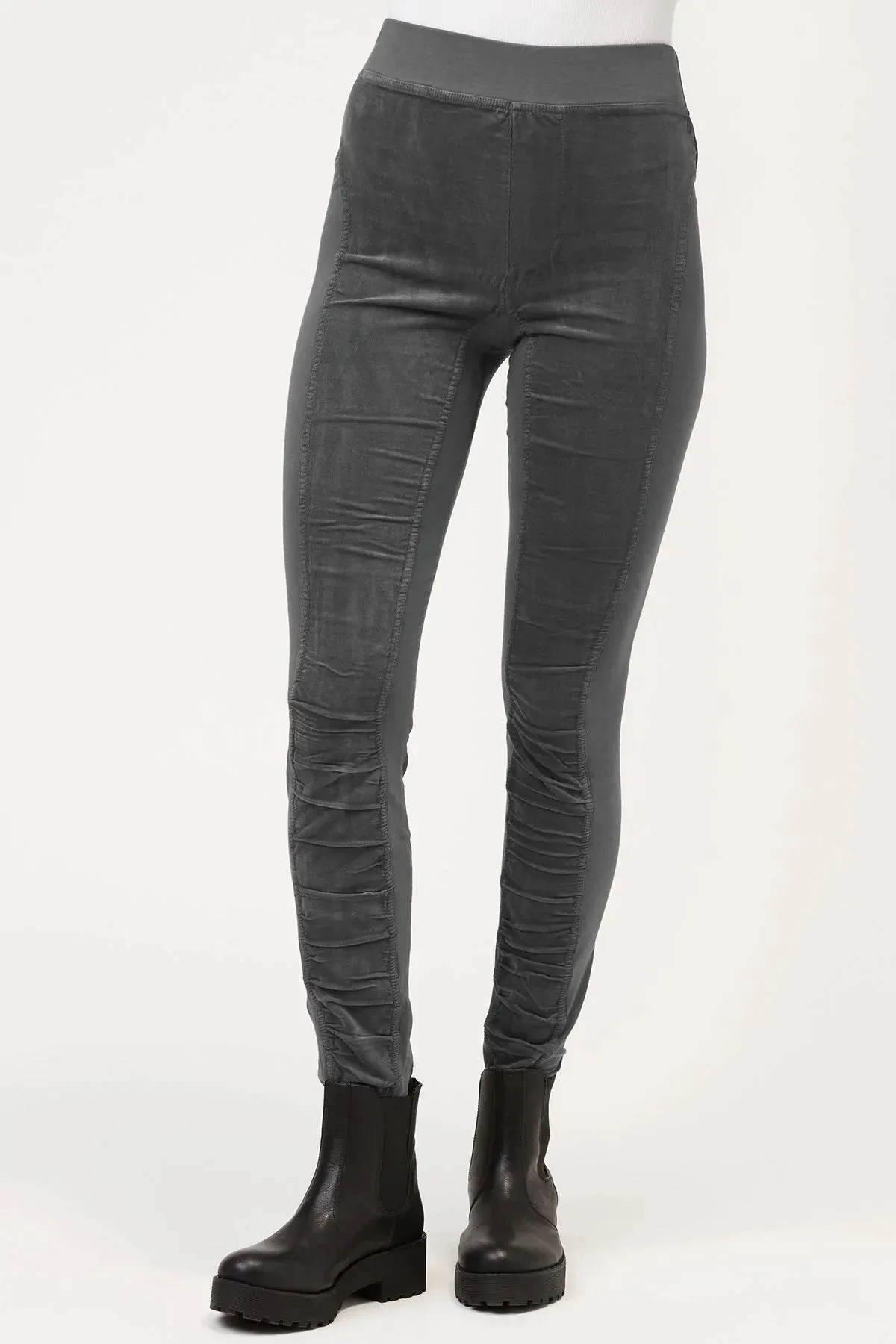 Corduroy Olso Leging - Charcoal