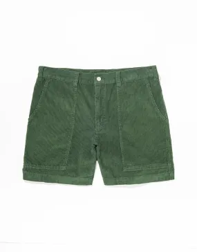 CORDUROY SHORTS - GREEN