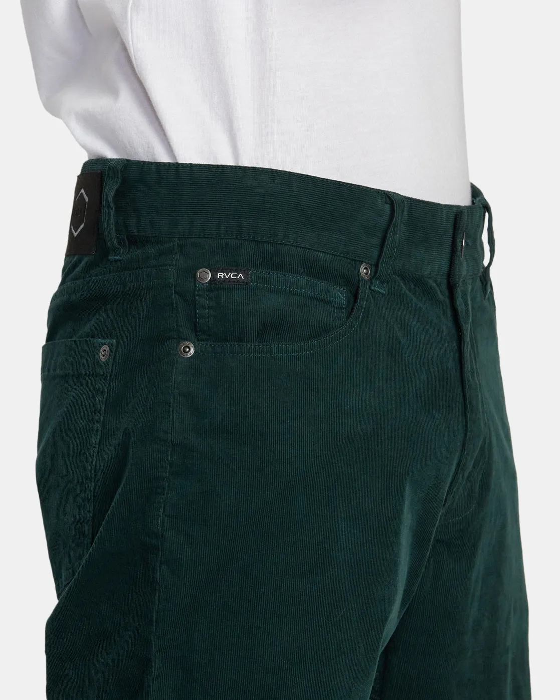 Daggers Pigment Corduroy Pants - Hunter Green