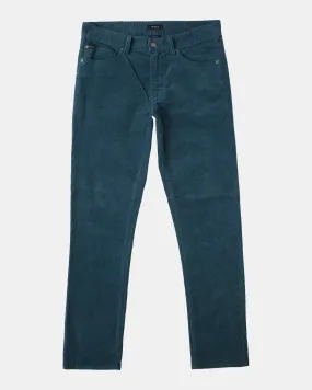 Daggers Pigment Corduroy Pants - Mallard Blue