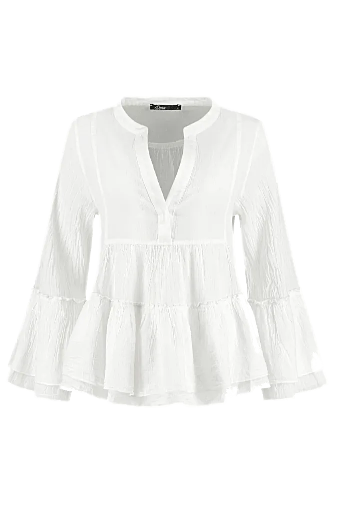 Devotion Twins Armonia Blouse in White