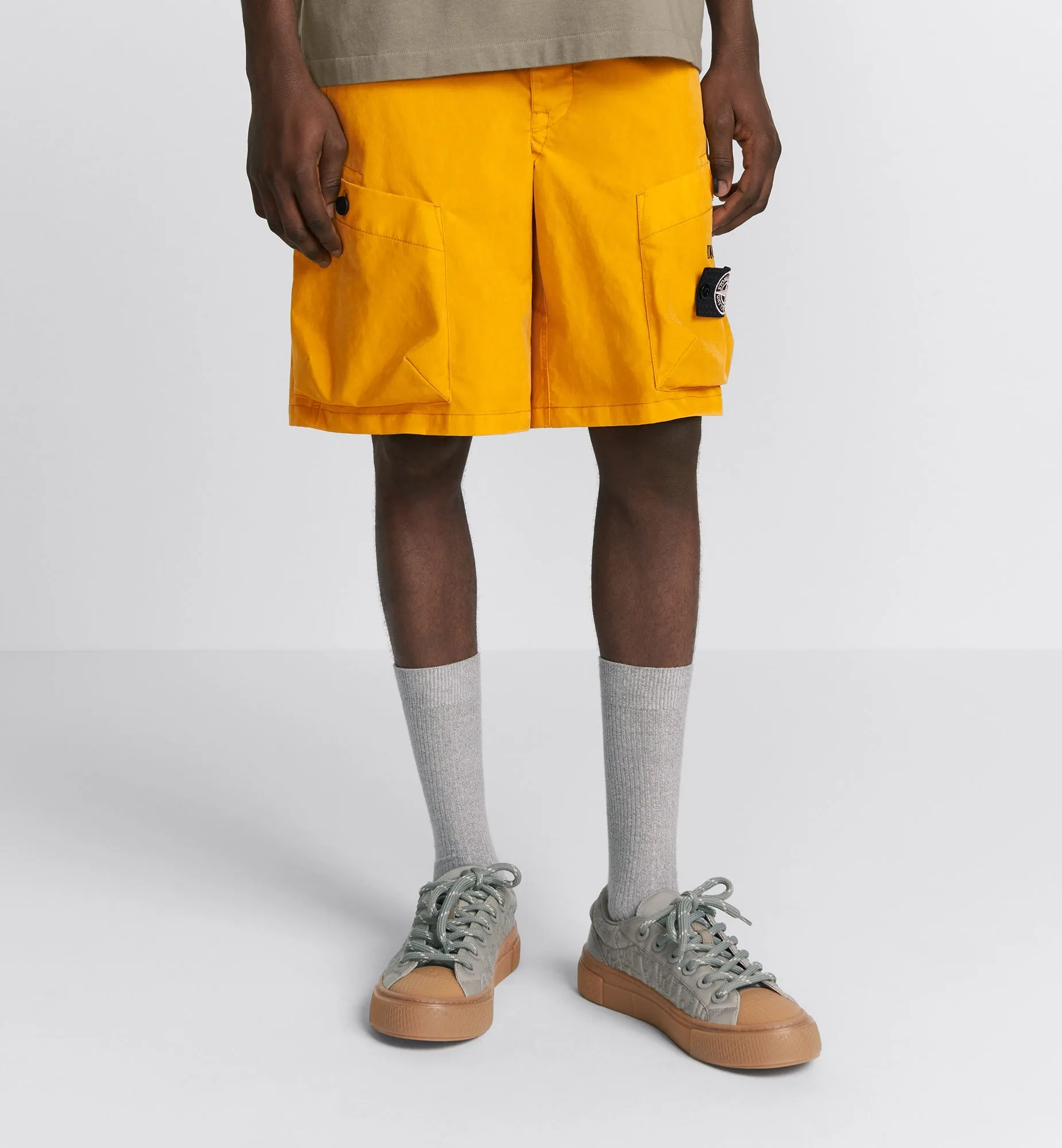 Dior And Stone Island Bermuda Shorts