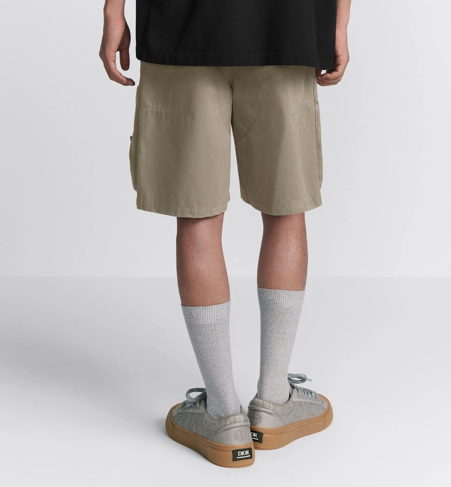 Dior And Stone Island Bermuda Shorts