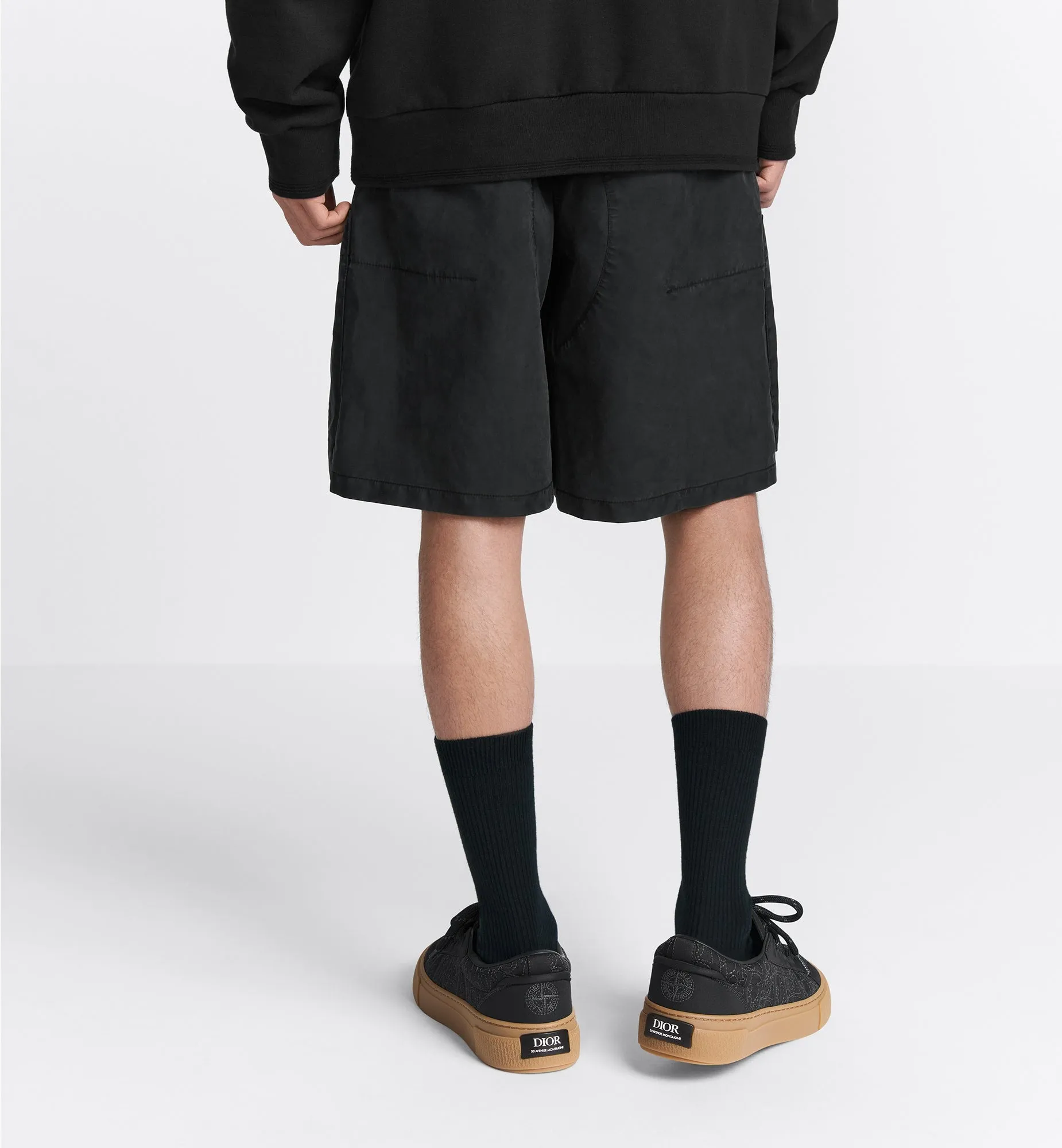 Dior And Stone Island Bermuda Shorts