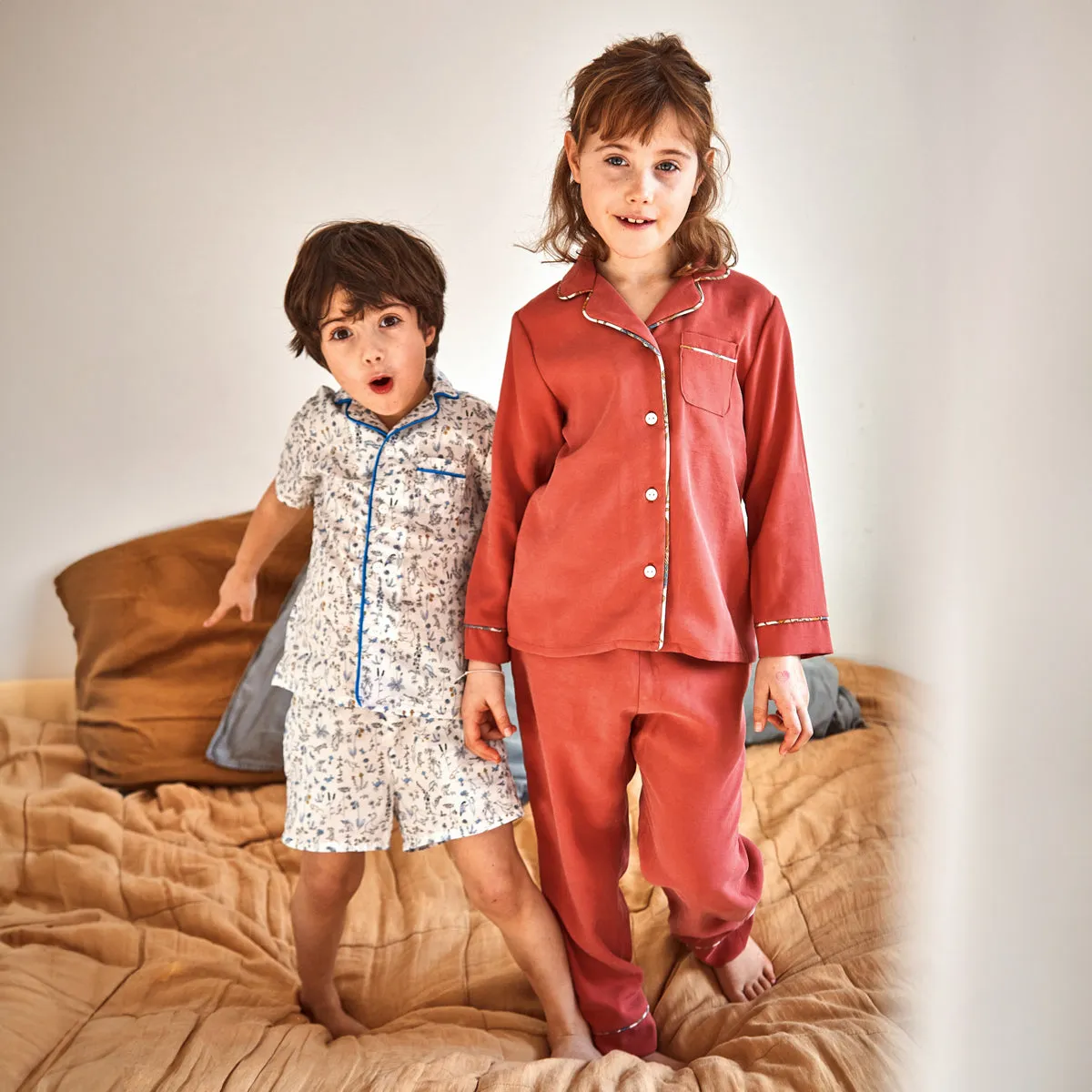 Duo for woman and kid BUDAPEST Pajamas - Paper Sewing Pattern