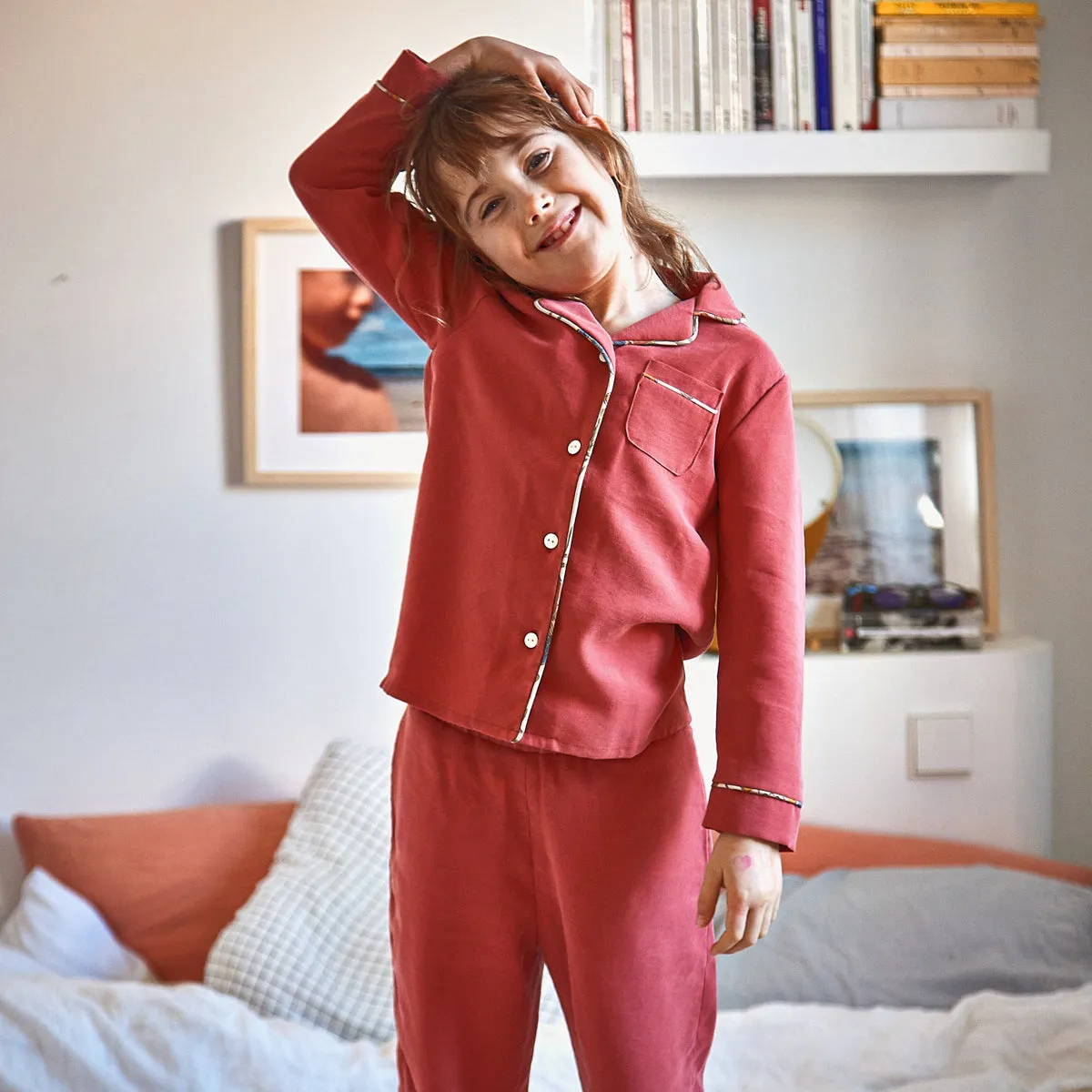 Duo for woman and kid BUDAPEST Pajamas - Paper Sewing Pattern