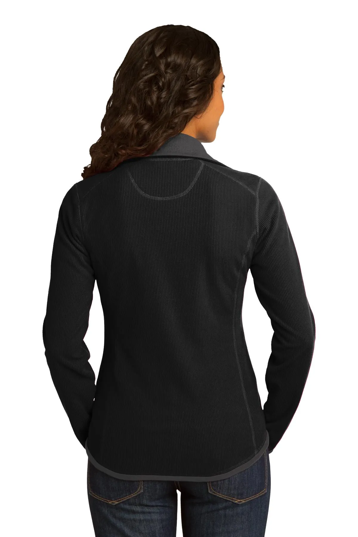 Eddie Bauer Ladies Full-Zip Vertical Fleece Jacket. EB223