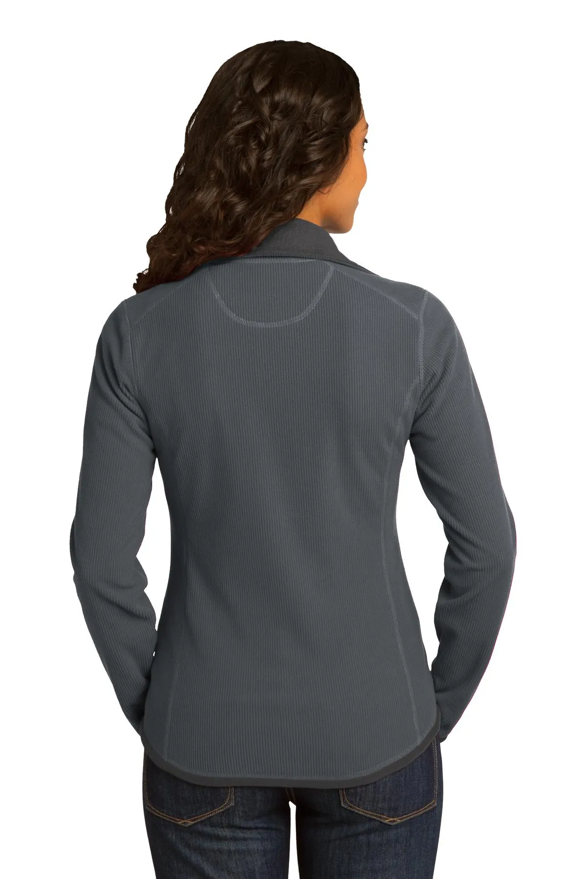 Eddie Bauer Ladies Full-Zip Vertical Fleece Jacket. EB223