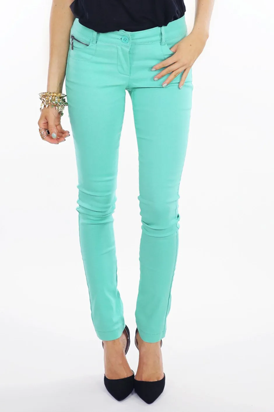 Everitt Skinny Jean - Aqua