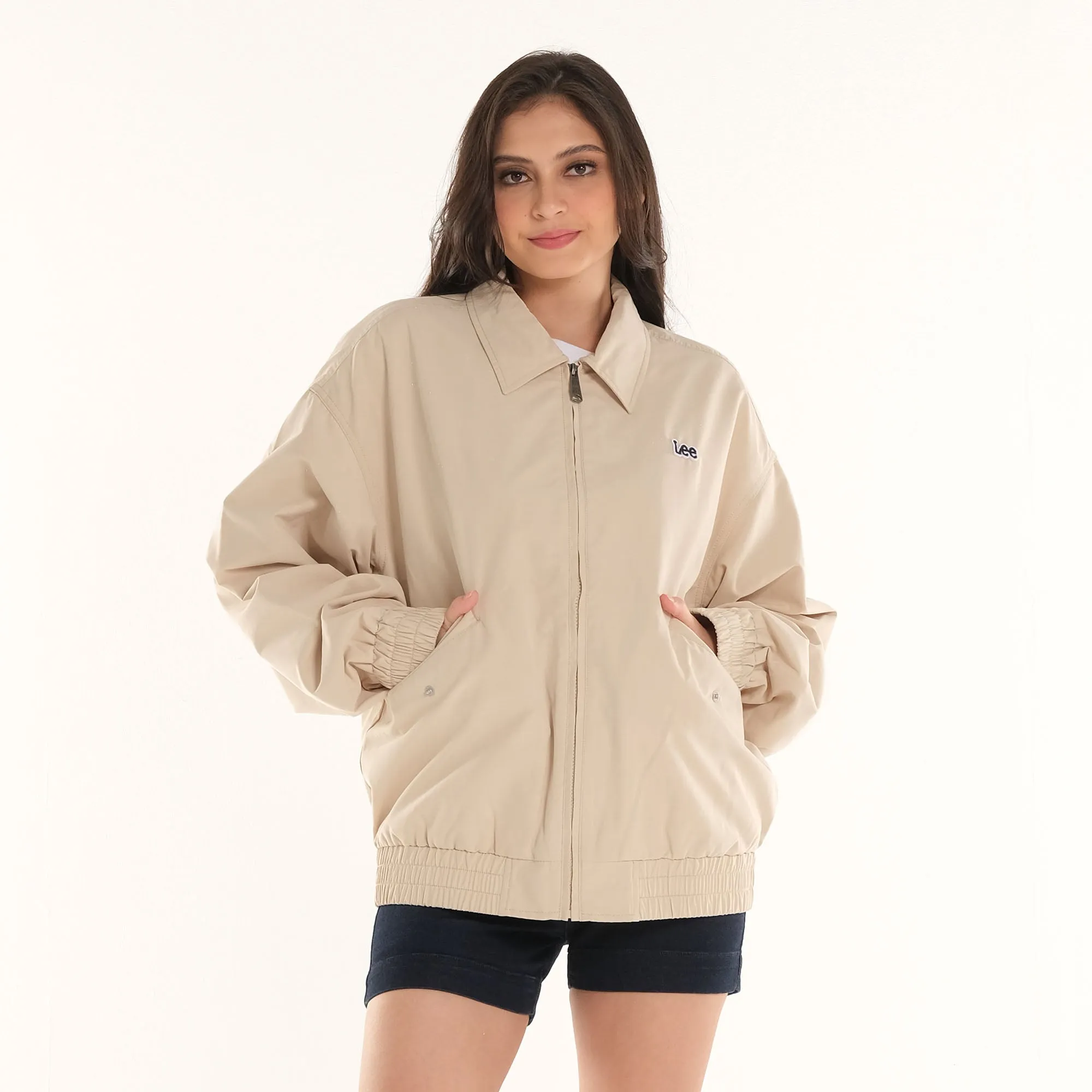 FITS 'EM ALL JACKET IN LIGHT KHAKI (GENDERLESS)