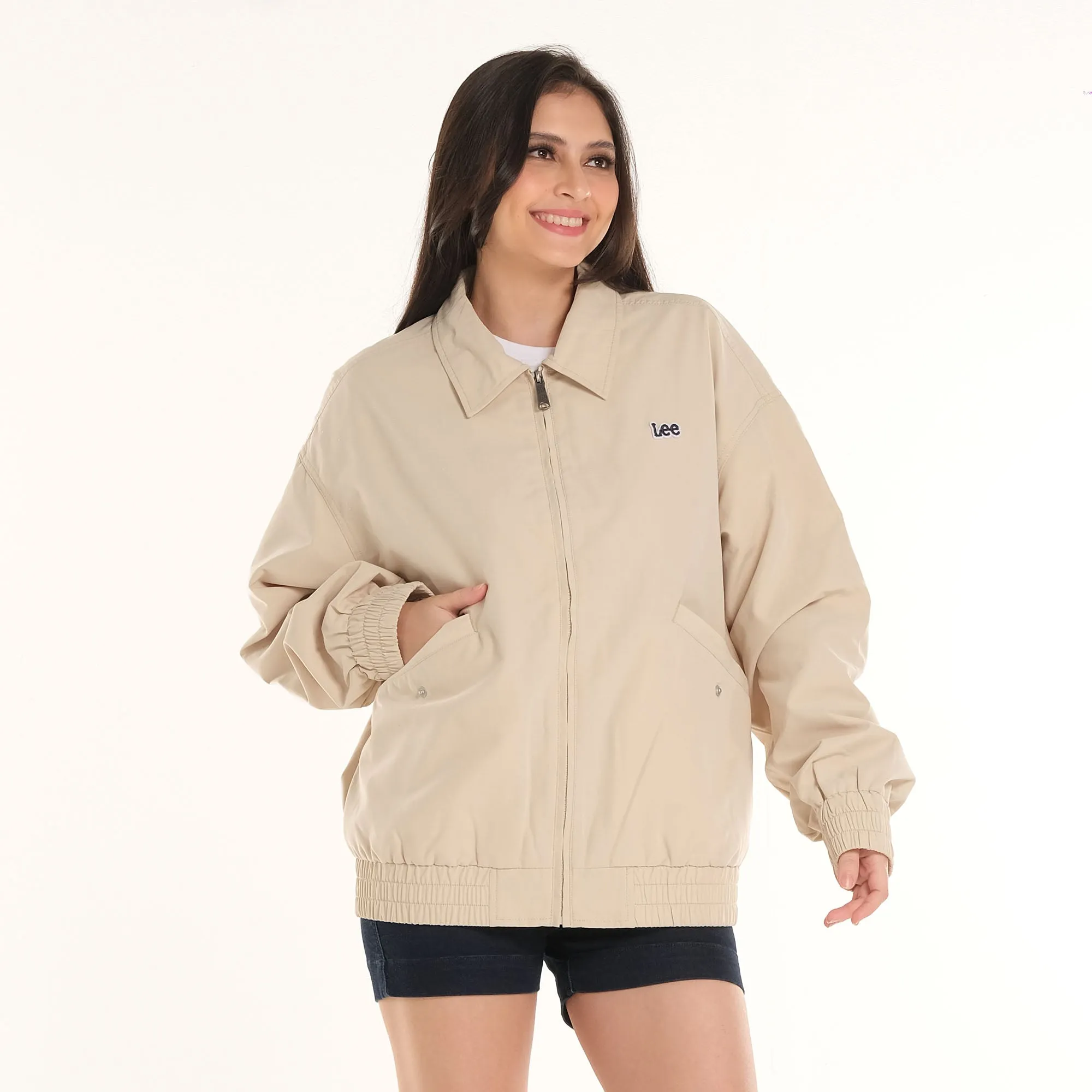 FITS 'EM ALL JACKET IN LIGHT KHAKI (GENDERLESS)