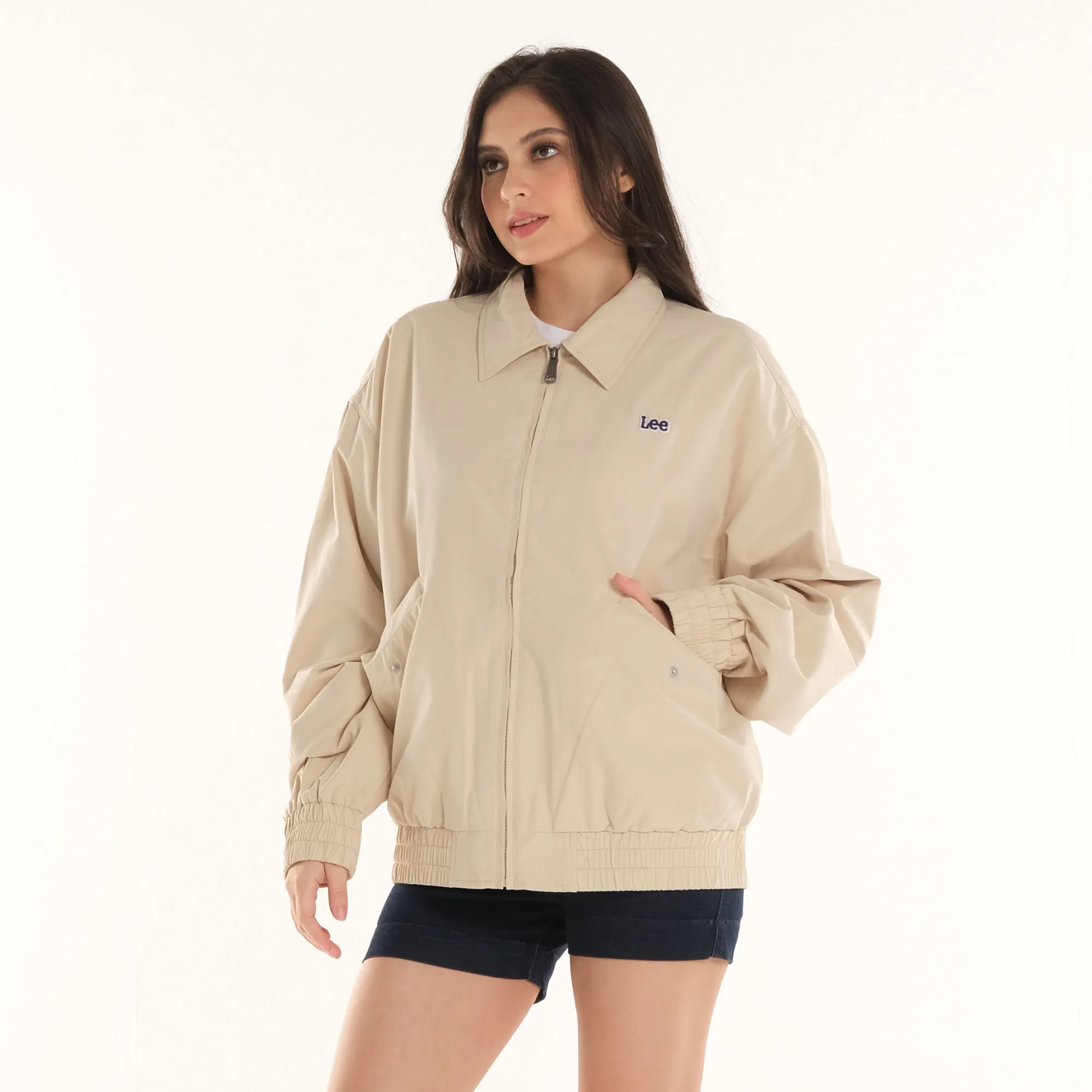 FITS 'EM ALL JACKET IN LIGHT KHAKI (GENDERLESS)