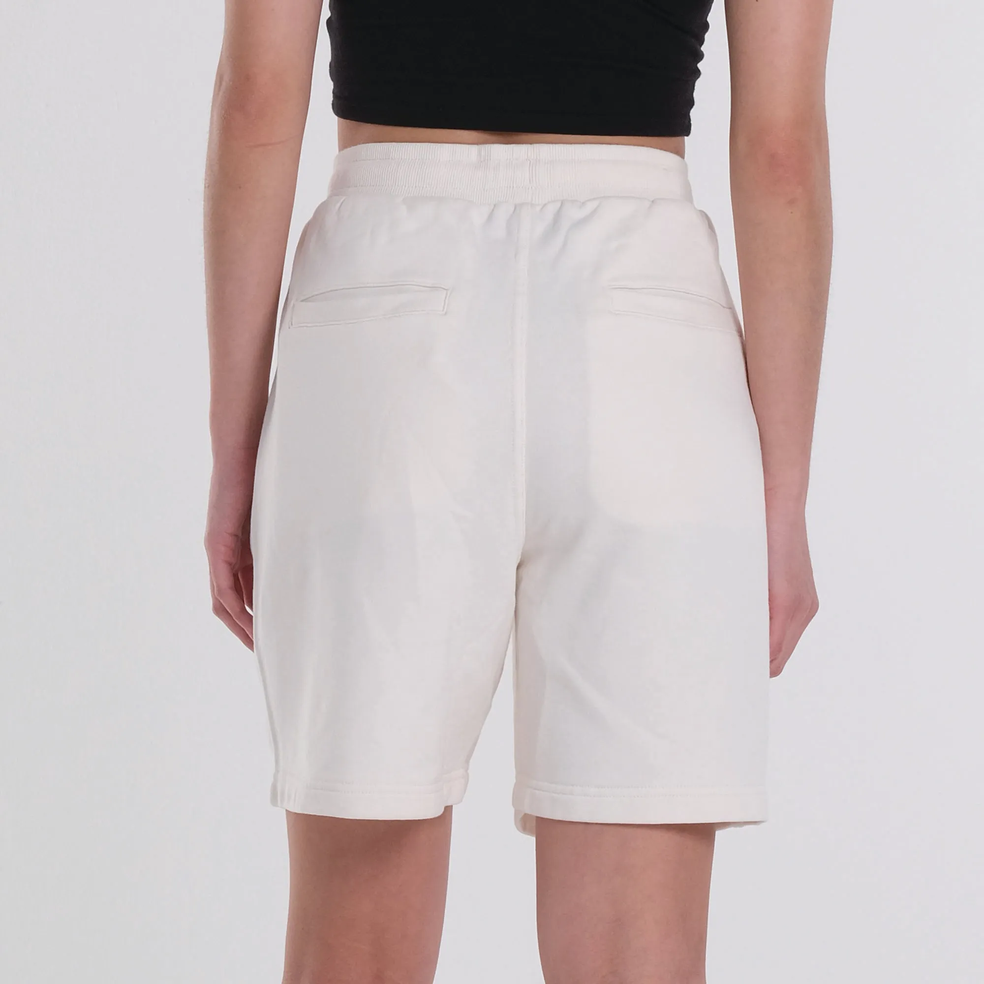 FITS 'EM ALL LOGO SWEAT SHORT IN JET STREAM (GENDERLESS)