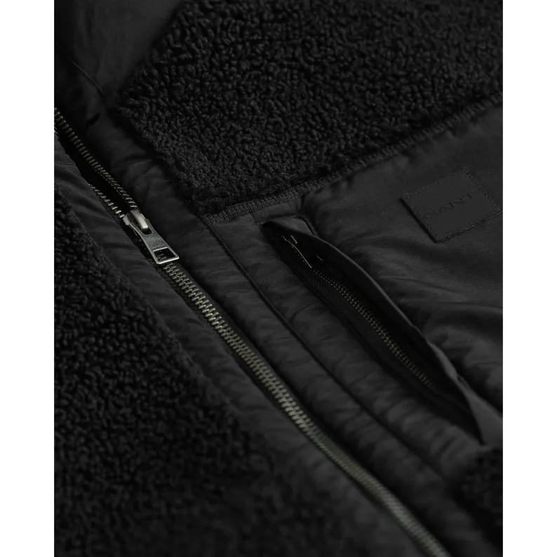 GANT Fleece Jacket Black