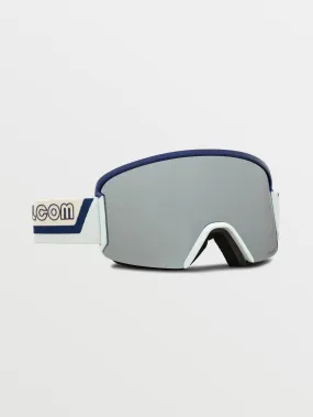 Garden Goggle - Off White Sky / Silver Chrome