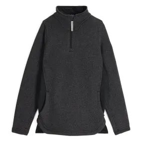 Girls Aspire Half Zip - Black