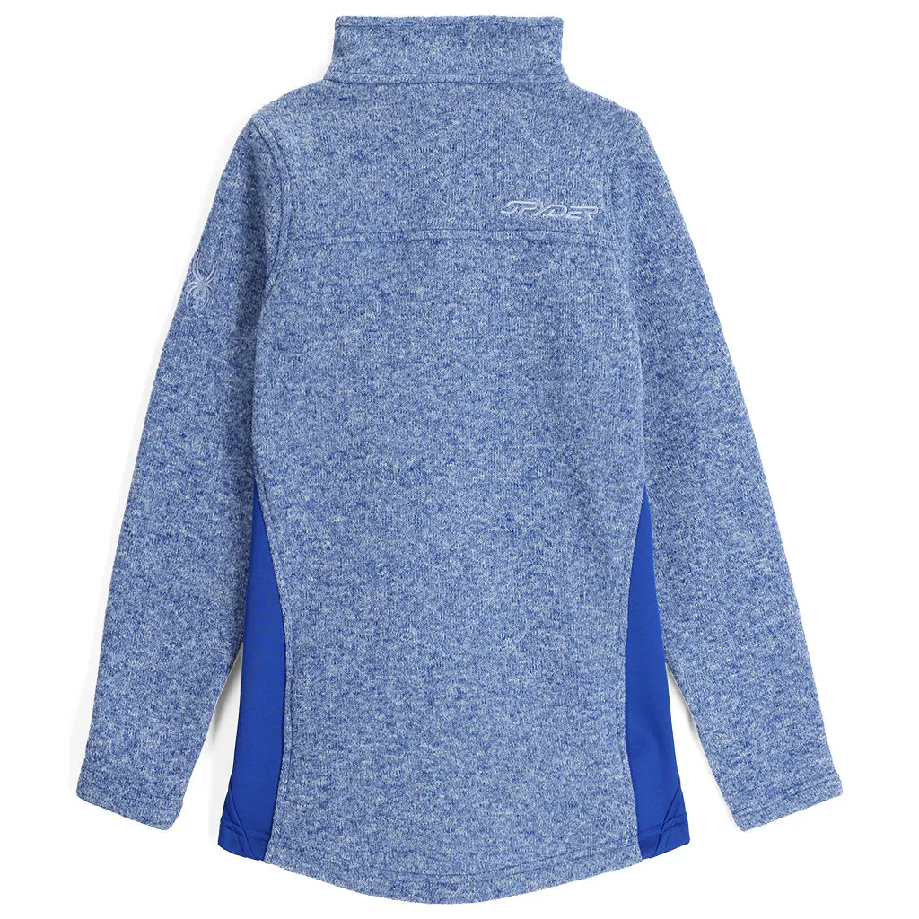 Girls Aspire Half Zip - Electric Blue