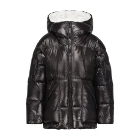 GIRLS CLOUD JACKET-Black