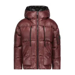 GIRLS CLOUD JACKET-Cranberry