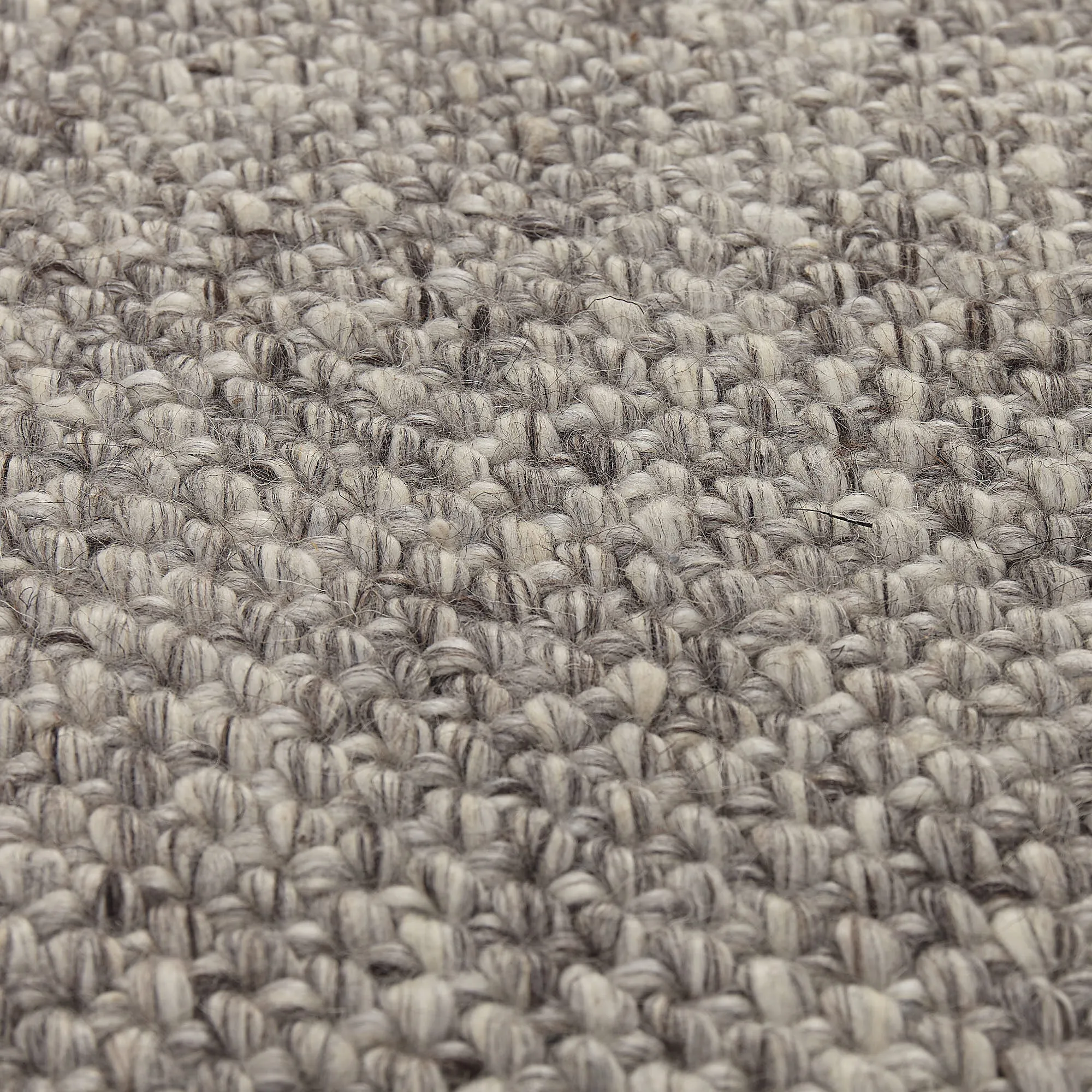 Gompti Rug [Grey melange/Natural white]