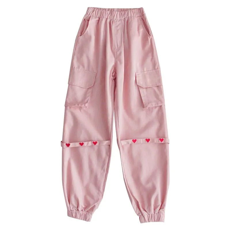 Harajuku Heart Loose Pants SD00548